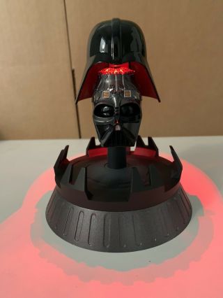 1/6 Sideshow Star Wars Darth Vader Exclusive Helmet And Led Stand