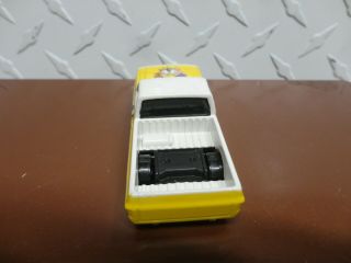 Loose Hot Wheels Yellow Fire Rods ' 83 Chevy Silverado Pickup Authentic 4