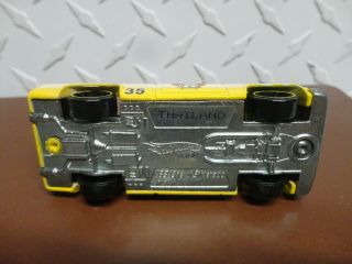 Loose Hot Wheels Yellow Fire Rods ' 83 Chevy Silverado Pickup Authentic 5