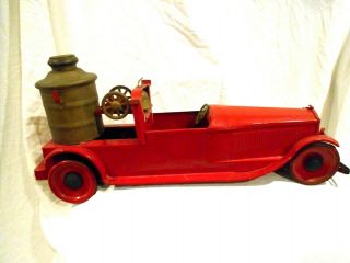 Vintage Turner Pressed Steel Fire Engine 26 " 1920 