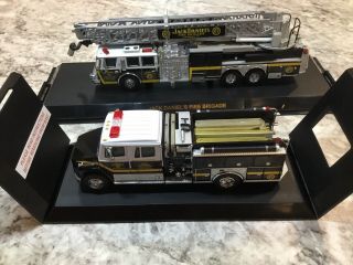 Code 3 Collectibles Jack Daniels Fire Brigade Engine And Ladder