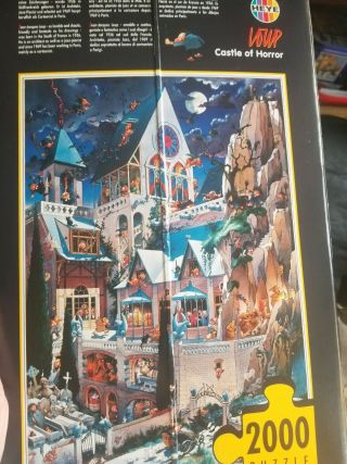 Heye Puzzles - 2000 Piece Jigsaw Puzzle Castle Of Horror By Loup