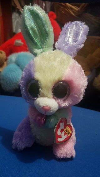 Ty Beanie Boos 6 " Bloom Easter Bunny With Tags