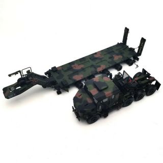 TWH 1:50 Scale OSHKOSH HET M1070 Tractor With M1000 Trailer Army Truck Car Model 4