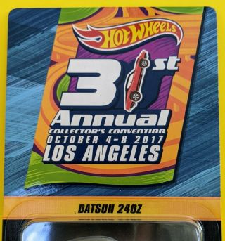 Hot Wheels 2017 Datsun 240Z 31st Annual Collectors Convention 2