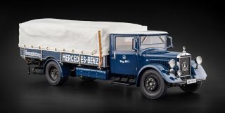 Cmc 1:18 Diecast 1934 - 38 Mercedes Benz Race Car Transporter M - 144 Mib