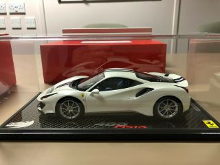 Bbr Models 1/18 Ferrari 488 Pista 2018 Bianco White 1 Of 32 P18145f