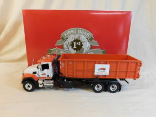 K.  Hoving Lrs First Gear 19 - 3695 Mack Roll - Off Refuse Truck Diecast 1:34 Chicago