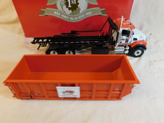 K.  Hoving LRS First Gear 19 - 3695 Mack Roll - Off Refuse Truck DieCast 1:34 Chicago 5