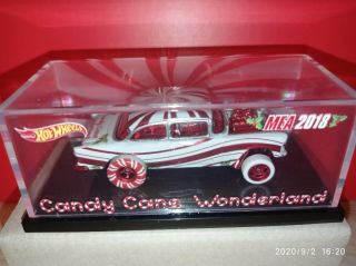 Hot Wheels 55 Chevy Bel Air Candy Cane Wonderland 27/425 (low Holy Grail) Rare
