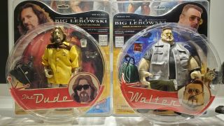 The Big Lebowski Action Figure Set Of Two Series 1 Dude & Walter (bowling)