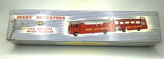 Dinky Toys 983 Car Carrier With Trailer.