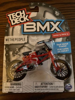 Tech Deck Bmx Metal Finger Bike Series 13 Boxed Red We The People
