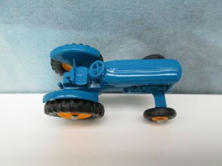 Matchbox/ Lesney 72a Fordson Major tractor Blue - YELLOW Hubs / Black Tyres - NB 5