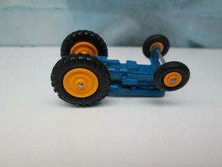 Matchbox/ Lesney 72a Fordson Major tractor Blue - YELLOW Hubs / Black Tyres - NB 6