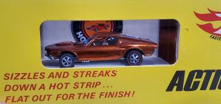 Hot Wheels Redline Custom Mustang Orange Louvered Window In Strip Set