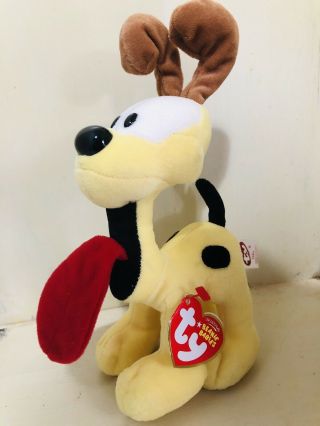 Ty Beanie Babies Odie The Yellow Dog 8” Plush Stuffed Animal Garfield