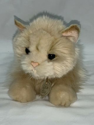 Miyoni By Aurora Apricot Persian Kitty Cat Kitten 10” Plush Collectible Toy Gift