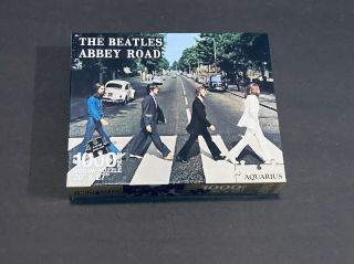 The Beatles Abbey Road 1000 Piece Puzzle 65 - 115 Aquarius 2007 20”x 27” Complete