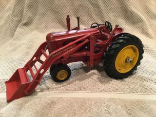 1/20 Vintage Paint Reuhl Massey Harris 44 Tractor And Loader Ruehl Toys