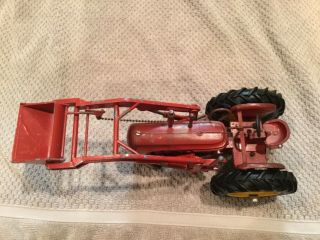 1/20 Vintage Paint Reuhl Massey Harris 44 Tractor and Loader Ruehl Toys 5