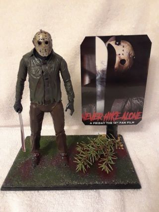 Never Hike Alone Ghost Jason Voorhees Friday The 13th,  Custom Horror.
