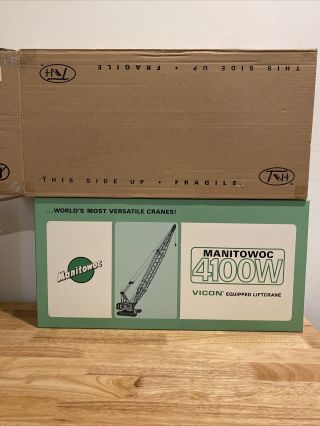 Manitowoc 4100w Vicon Equipped Crawler Crane - Twh 1:50 Scale Model 049