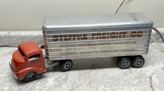 Vintage Smith Miller Steffke Freight Private Label Gmc Semi Truck & Trailer