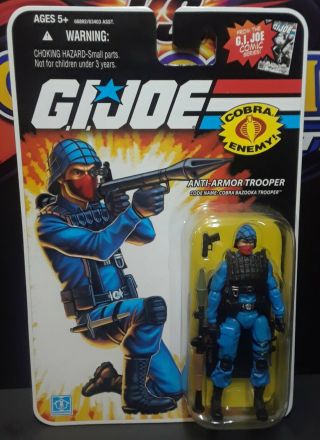 G.  I.  Joe Cobra Bazooka Trooper 25th Anniversary Moc Carded Gijoe Cartoon 2008