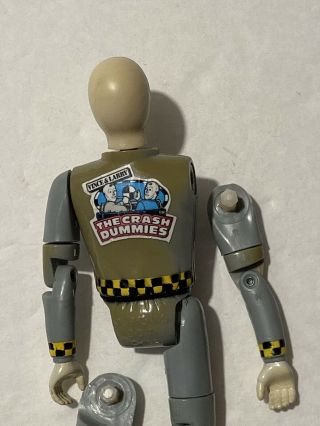 VINCE Dummy Figure: Vintage Incredible Crash Dummies by TYCO 1985 D.  O.  T. 3