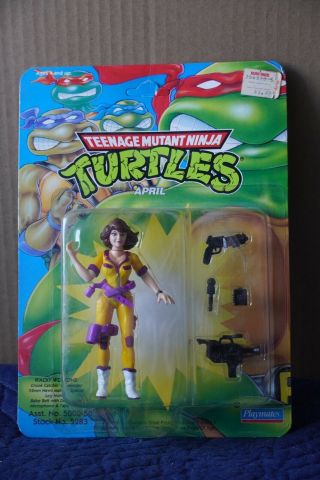 Teenage Mutant Ninja Turtles Tmnt April O’neil Tello & Purple Action Figure 1992