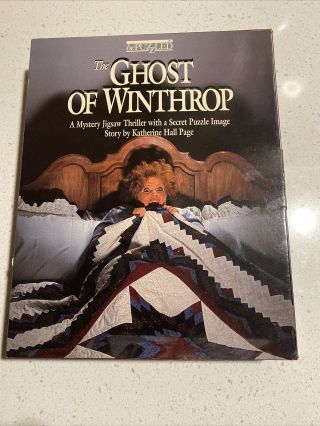 Bepuzzled The Ghost Of Winthrop Mystery Puzzle 1,  000 Piece And Thriller Book