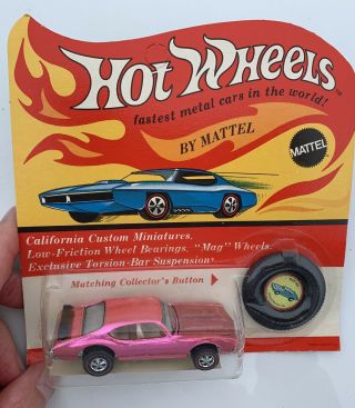 Hot Wheels Redline 1971 Olds 442 PINK Blister Pack 2