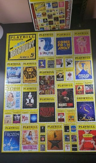 Playbill Presents The Best Of Broadway Series 5 1000 Piece Jigsaw Puzzle