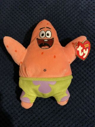 Ty Patrick Star Beanie Baby - Per Owned