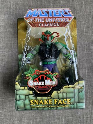 Motu Classics Masters Of The Universe Snake Face Action Figure He - Man She - Ra Pop