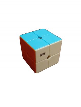 Qiyi 2x2x2 Magic Cubes Stickerless Speed Cube 3d 2x2 Puzzle Twist Toys For Kids