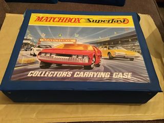Vintage Matchbox Carry Case With 48 Models Superfast