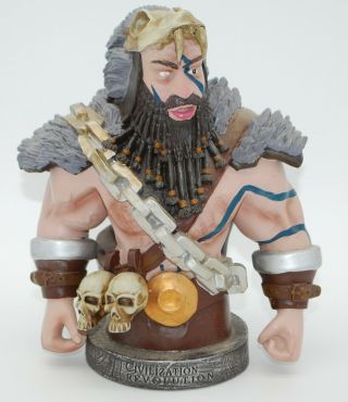 Rare Large Barbarian Statue From Sid Meier 