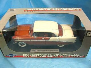 Precision Miniatures 1956 Chevrolet Bel Air 4 Dr.  Hardtop 1/18 Diecast LE NIB 5