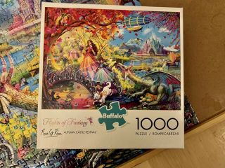 Buffalo Games - Flights Of Fantasy - Autumn Castle Festival - 1000 Piece Jigsaw