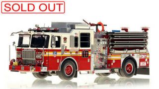 Fire Replicas Fdny / Seagrave Engine 10 / 1:50 Scale Fire Truck / Ten House