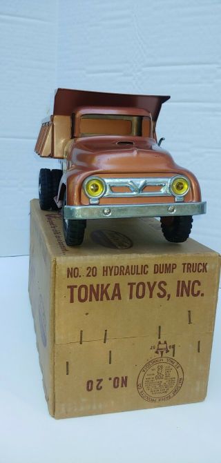 Tonka 1957 Number 20 Hydraulic Dump Truck 3