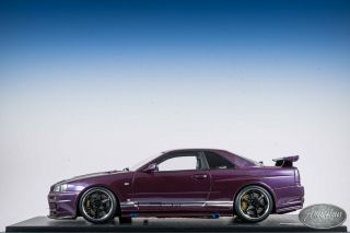 1/18 Ignition Model Top Secret Nissan Gt - R R34 Midnight Purple