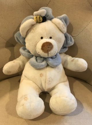 Ty Pluffies Baby Blooms Flower Teddy Bear W/bumble Bee Bnbag Unisex 12 " Plush