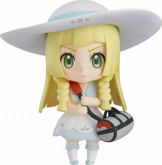 Authentic Pokemon Center Nendoroid Sun And Moon Lillie And Cosmog Figure Toy