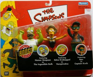 2002 Playmates Simpsons Bongo Hero Figure 3 - Pack