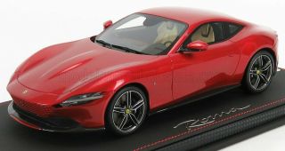 Bbr - Models 1/18 Ferrari Roma 2020 Rosso Portofino - Red Met P18185c - Vet
