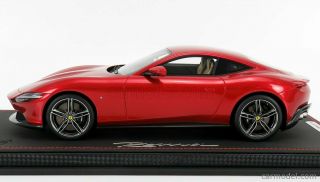 BBR - Models 1/18 Ferrari Roma 2020 Rosso Portofino - Red Met P18185C - VET 3