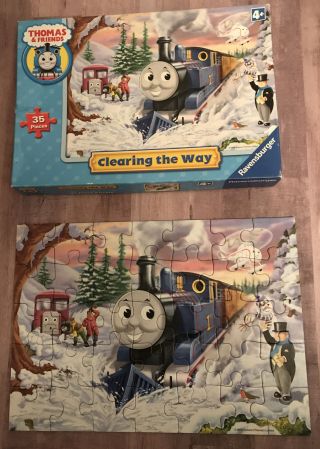 Thomas The Tank Engine & Friends “clearing The Way” 35 Piece Puzzle Ravensburger